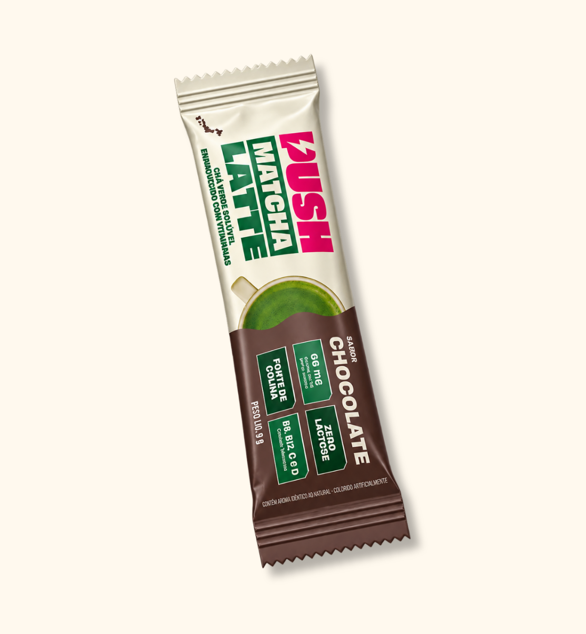 PUSH MATCHA LATTE SABOR CHOCOLATE 1x9G