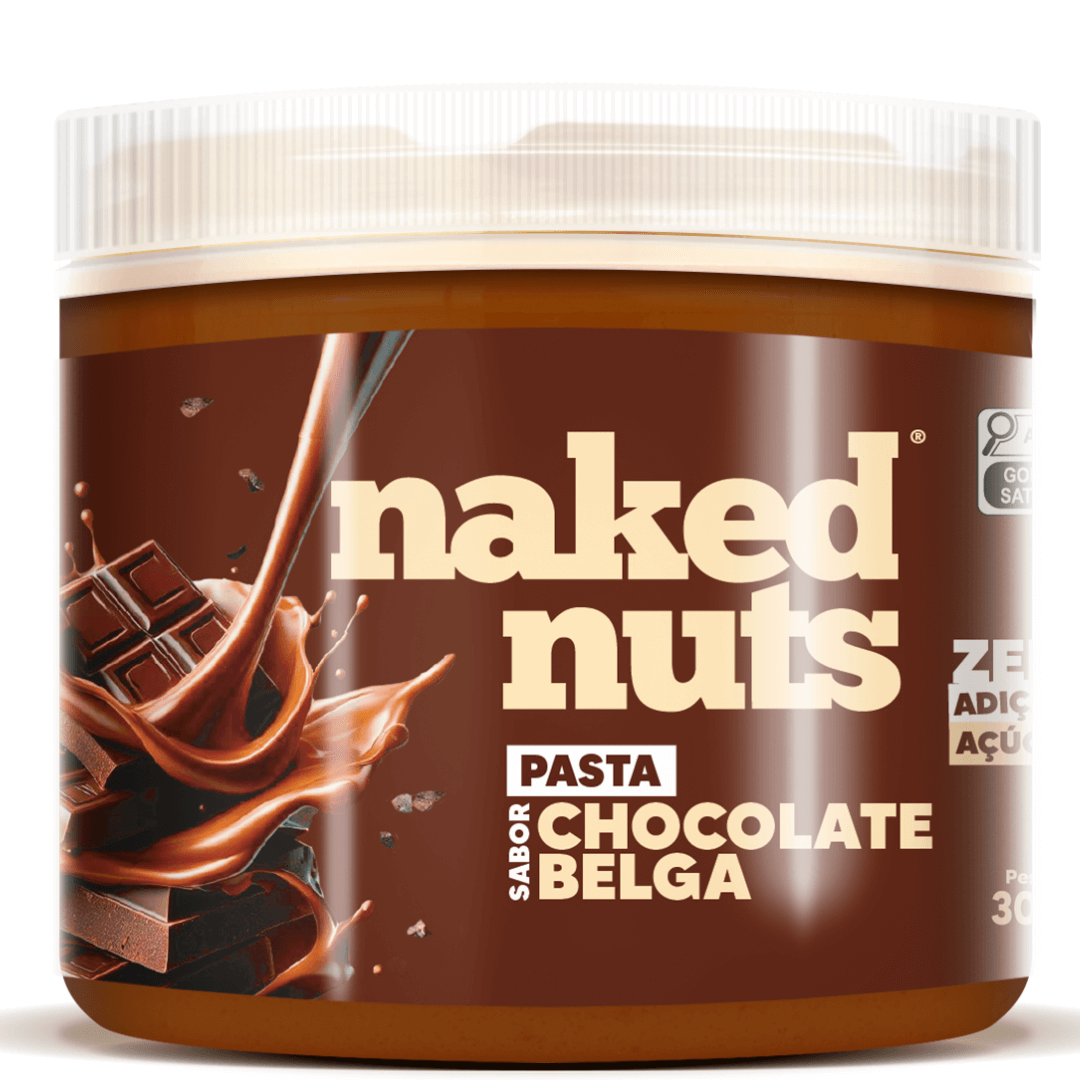 Pasta de Castanha de Caju com Chocolate Belga Crocante Sem Lactose