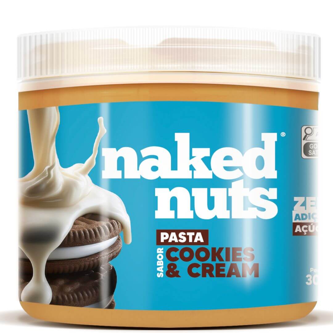 Pasta de Amendoim com Cookies & Cream | Naked Nuts