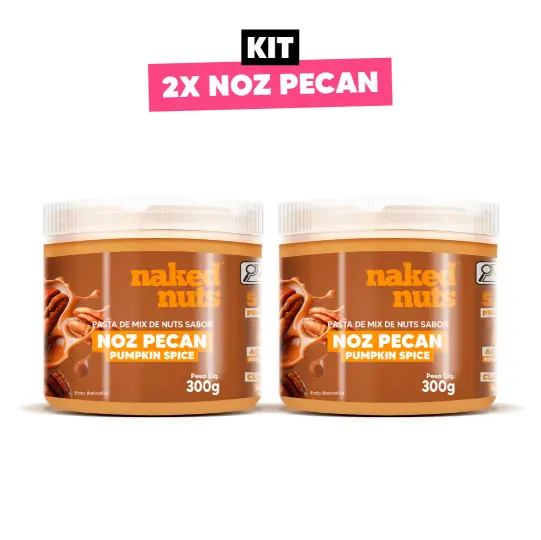 Kit Pastas De Mix De Nuts Sabor Noz Pecan Naked Nuts