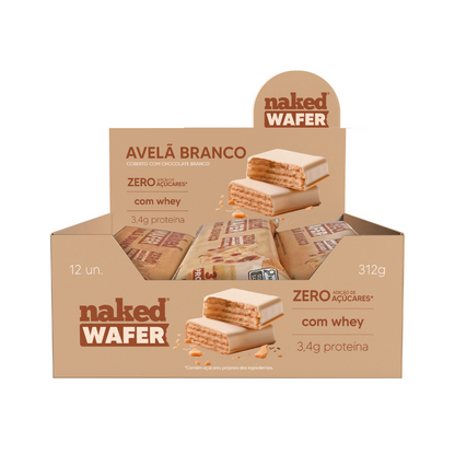 Naked Wafer - Avelã Branco (caixa)