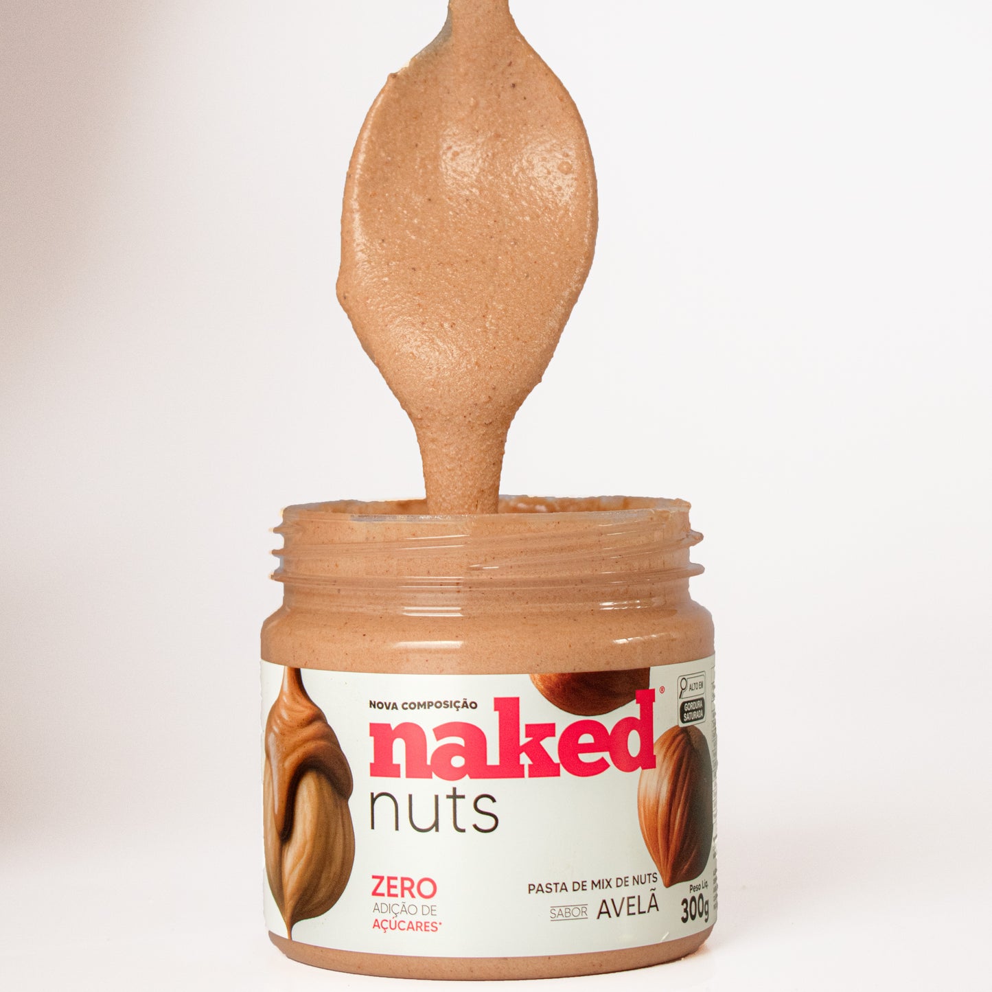 Pasta de Mix de Nuts Sabor Avelã (300g)