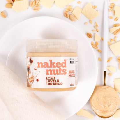 Pasta de Mix de Nuts Sabor Avelã Branco