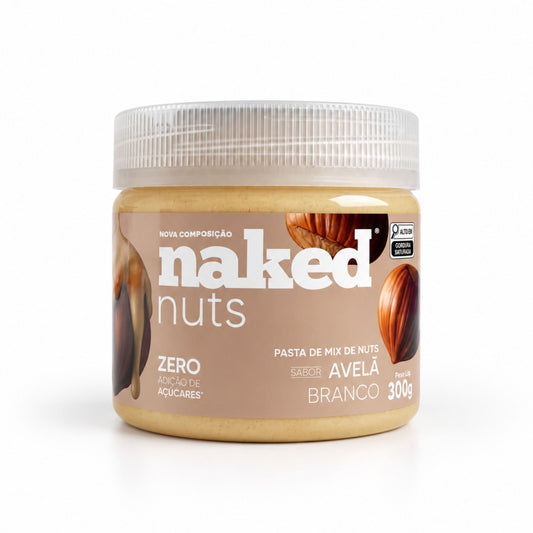Pasta de Mix de Nuts Sabor Avelã Branco (300g)