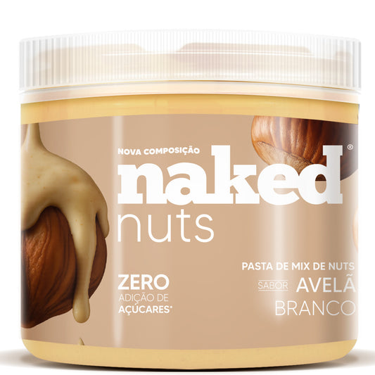 Pasta de Mix de Nuts Sabor Avelã Branco