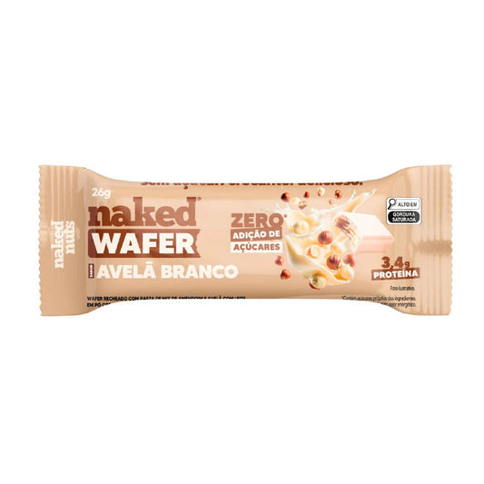 Naked Wafer - Avelã Branco (26g)