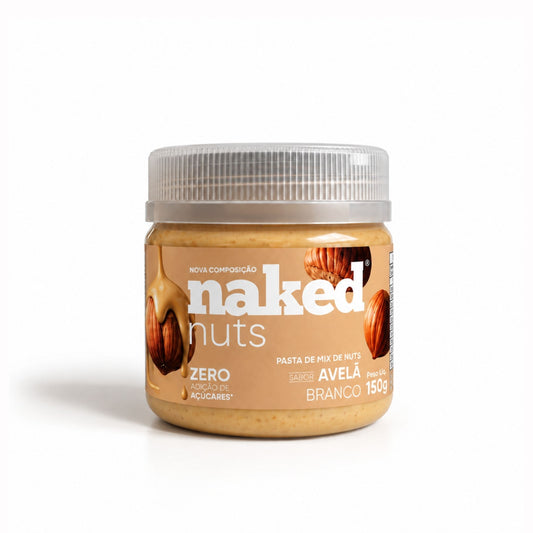 Pasta de Mix de Nuts Sabor Avelã Branco (150g)