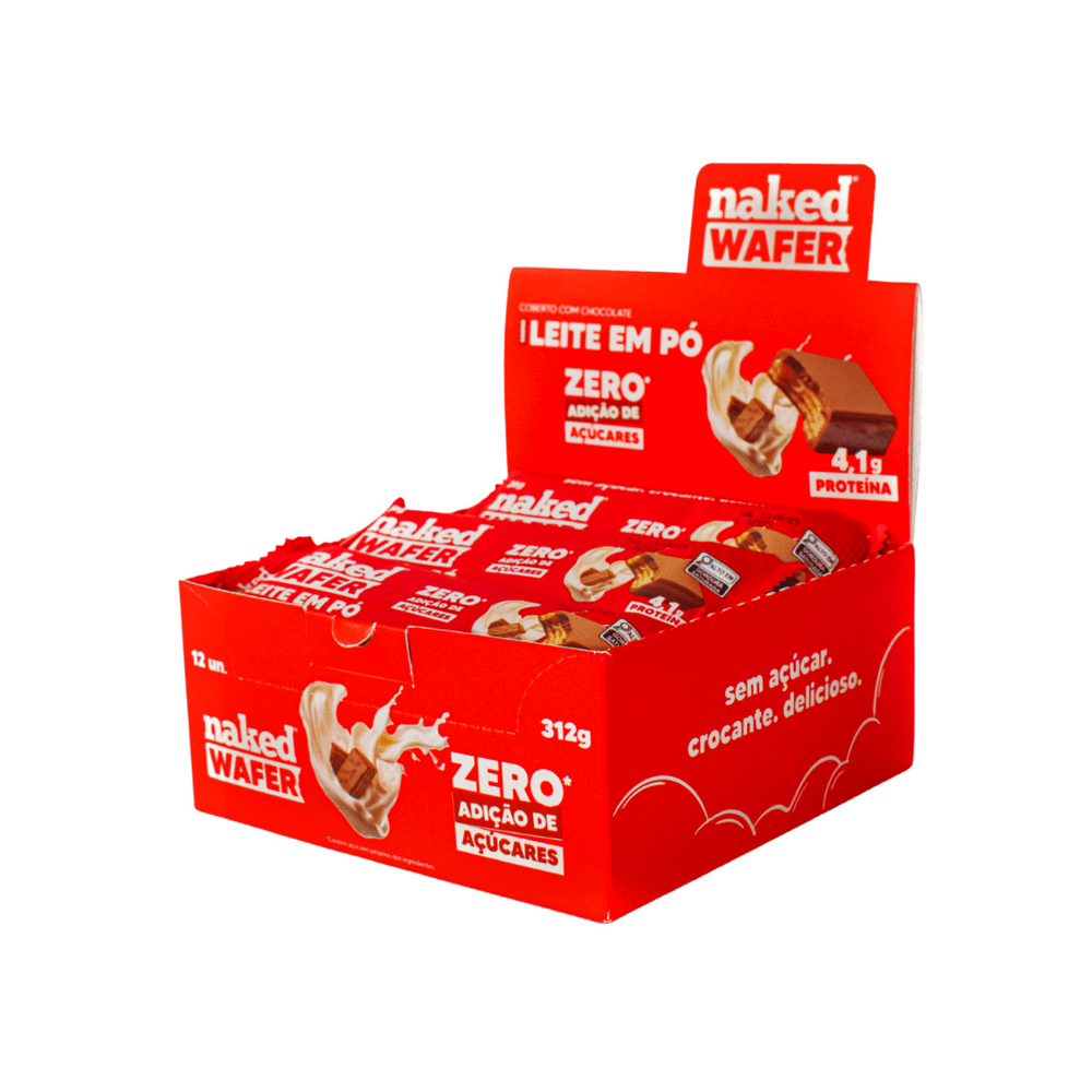 Naked Wafer - Chocolate ao Leite (caixa)