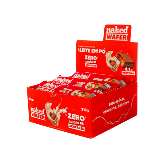 Naked Wafer - Chocolate ao Leite (caixa)