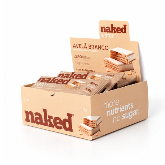 Naked Wafer - Avelã Branco (caixa)