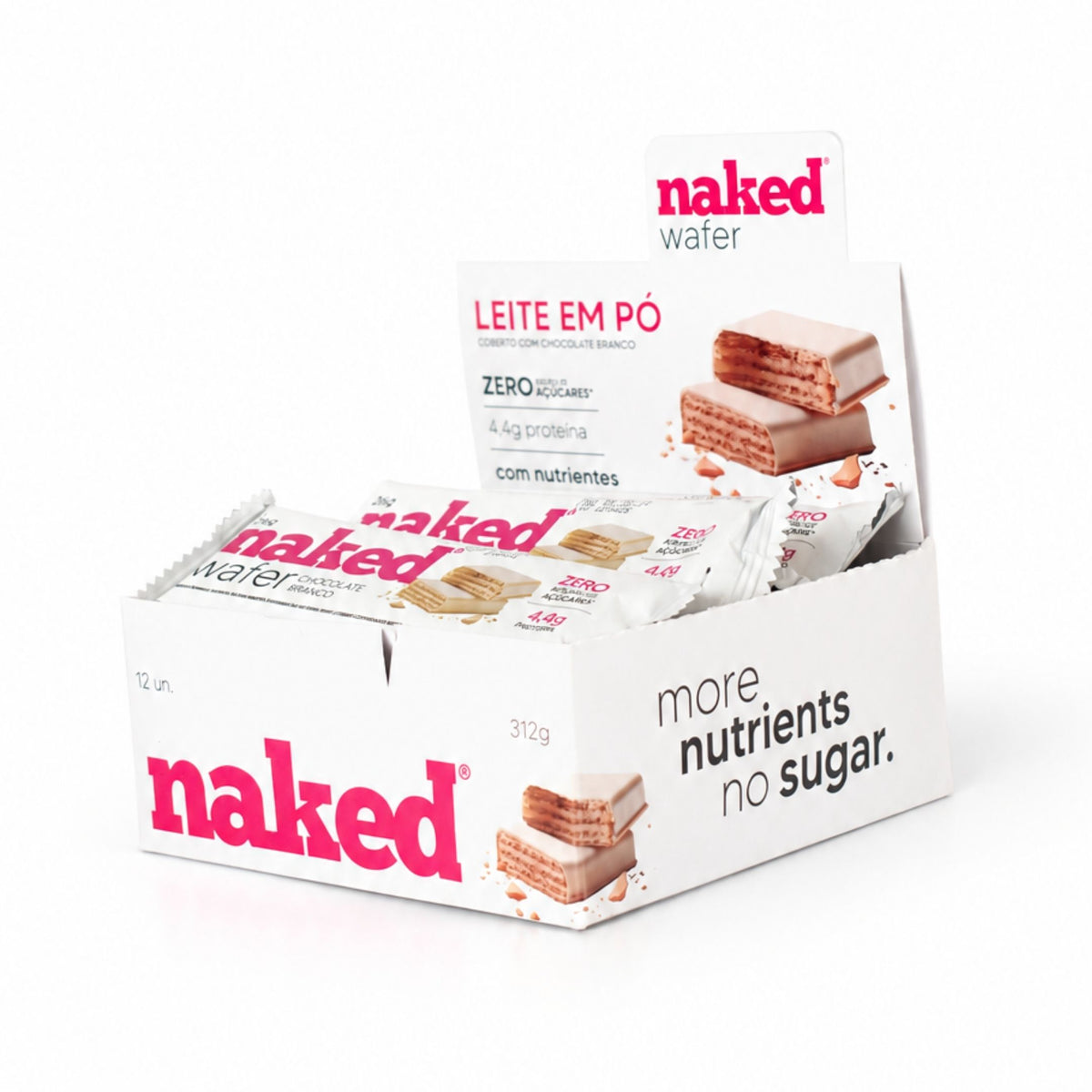 Naked Wafer - Chocolate Branco (caixa)