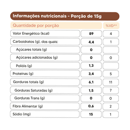 Pasta de Mix de Nuts Sabor Avelã Branco