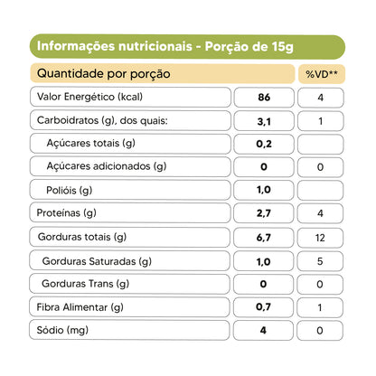 Pasta de Mix de Nuts com Pedaços de Pistache